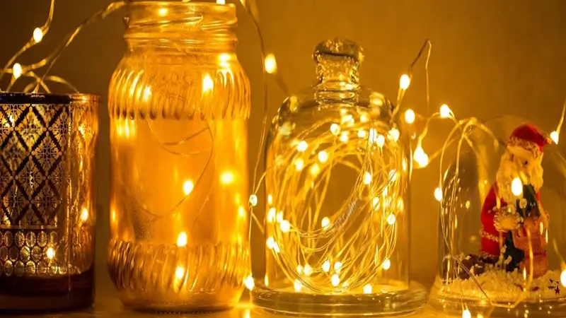 decorative glass jar（2)