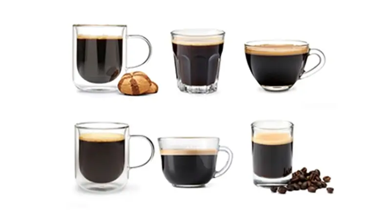 Double wall glass cup