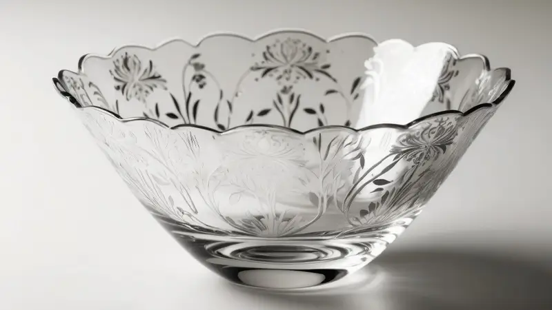 etched glass bowl​ (2)