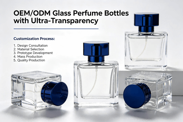 OEM/ODM Glass Perfume Bottles with Ultra-Transparency