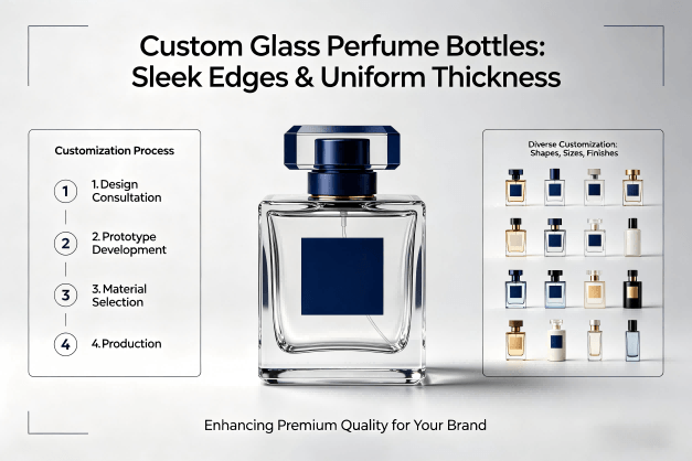 Smooth Edges, Even Thickness in Glass Perfume Bottles