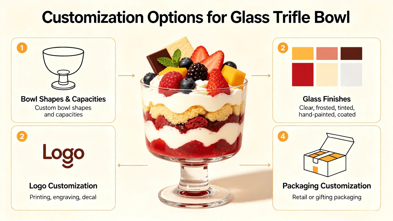 Glass Trifle Bowl