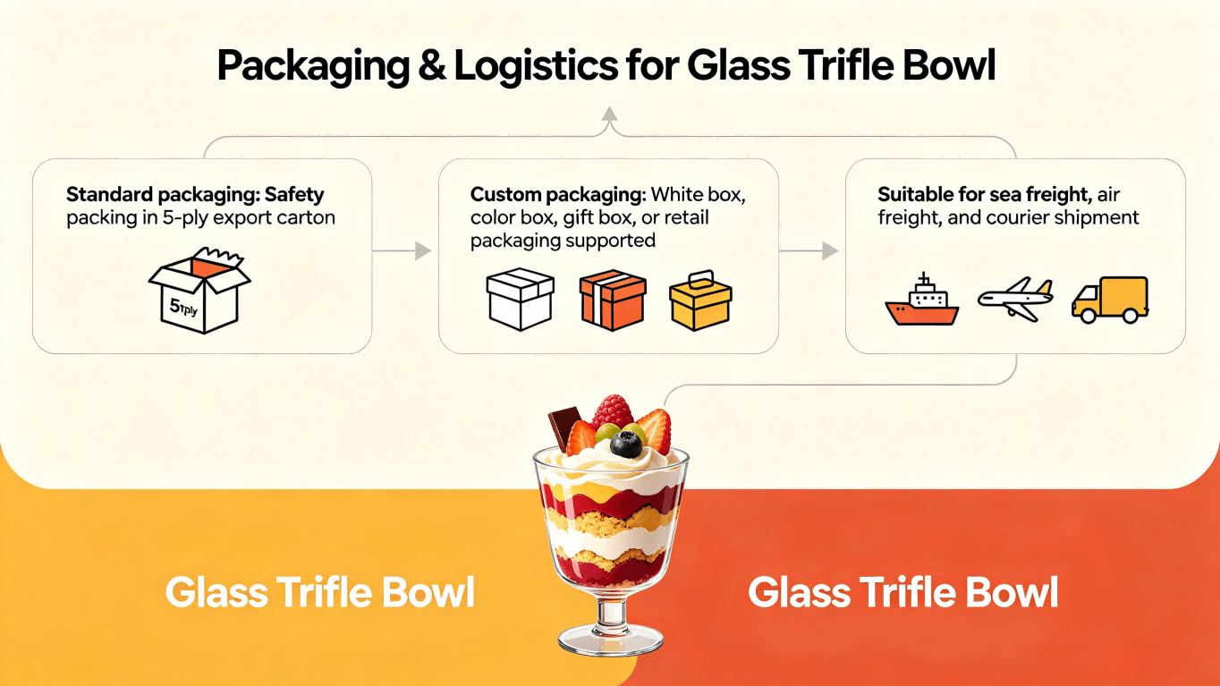 Glass Trifle Bowl