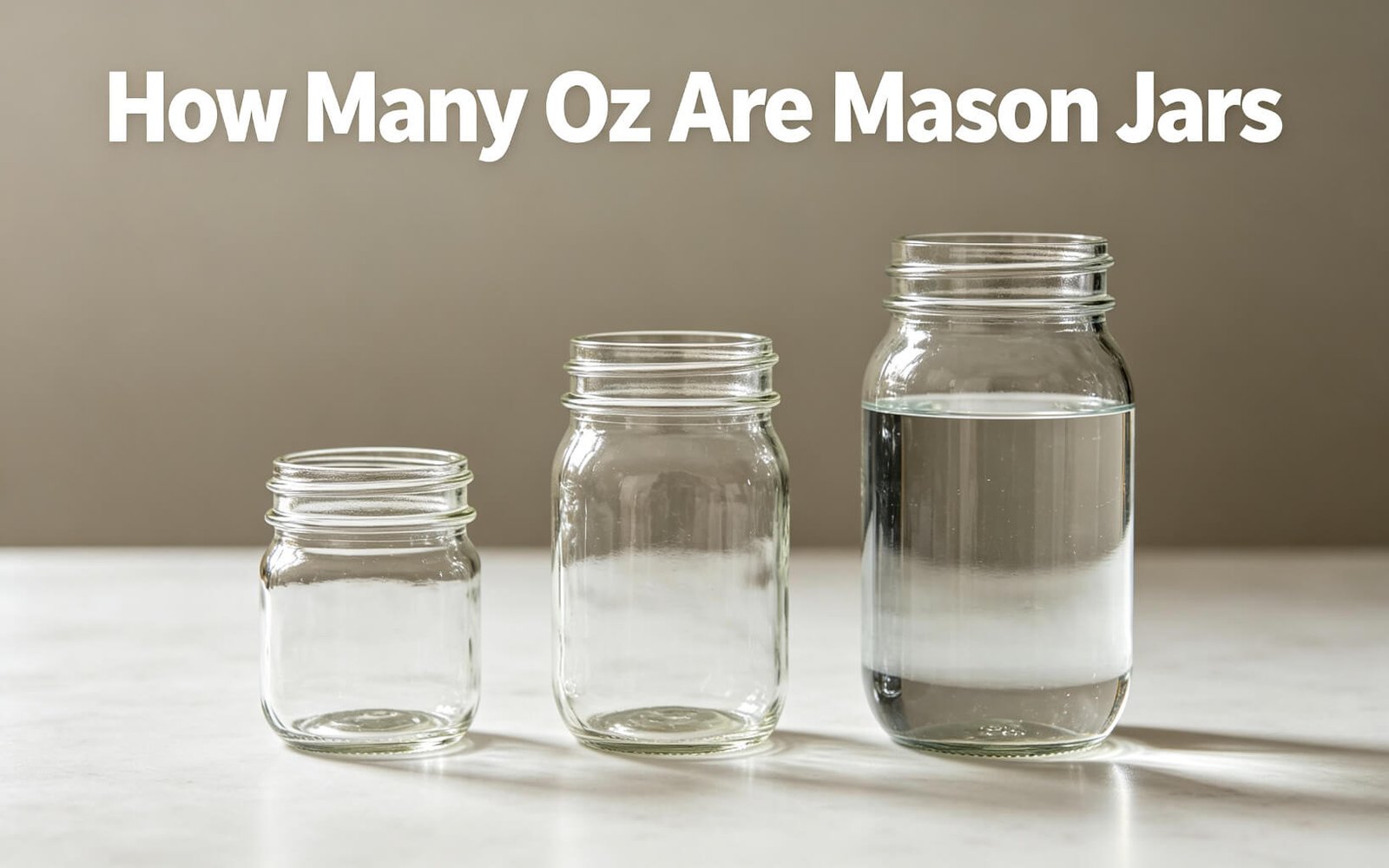mason jars