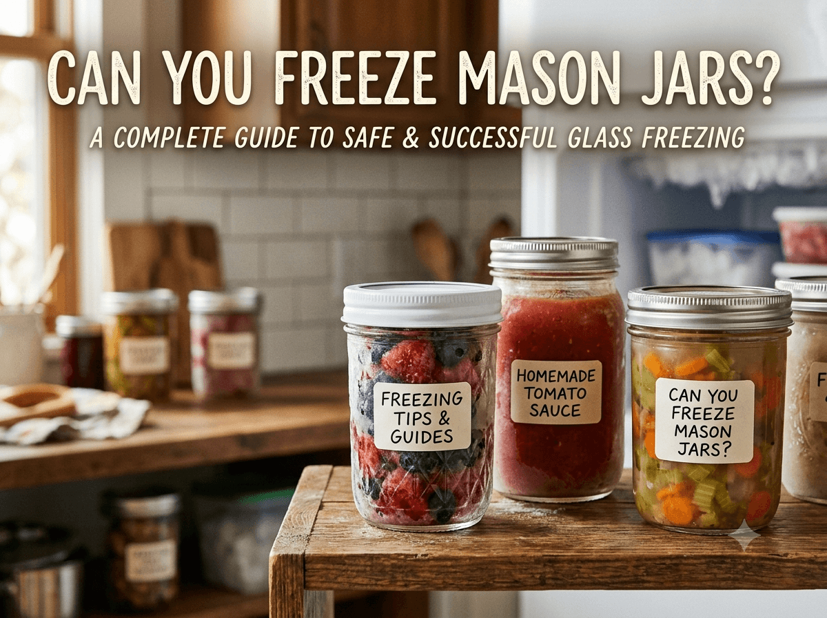 can you freeze mason jars