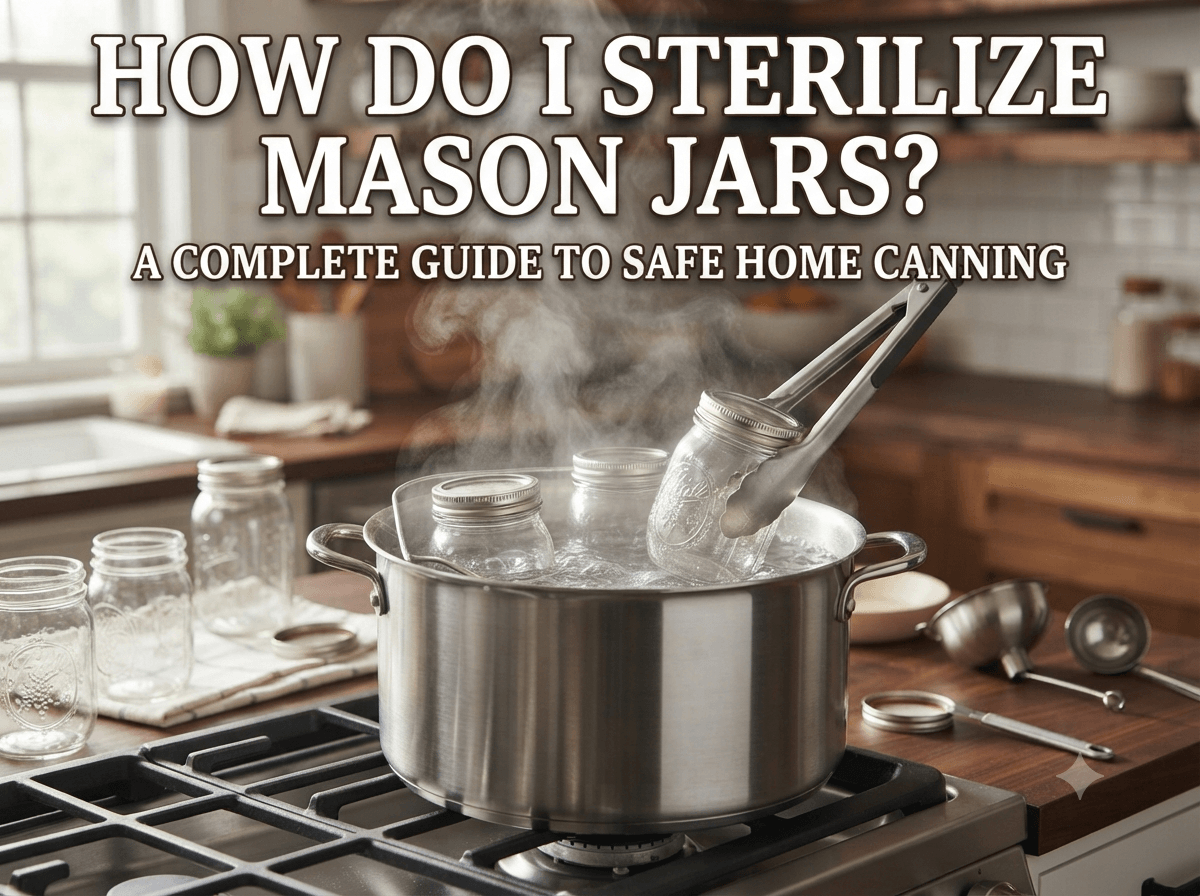how do i sterilize mason jars