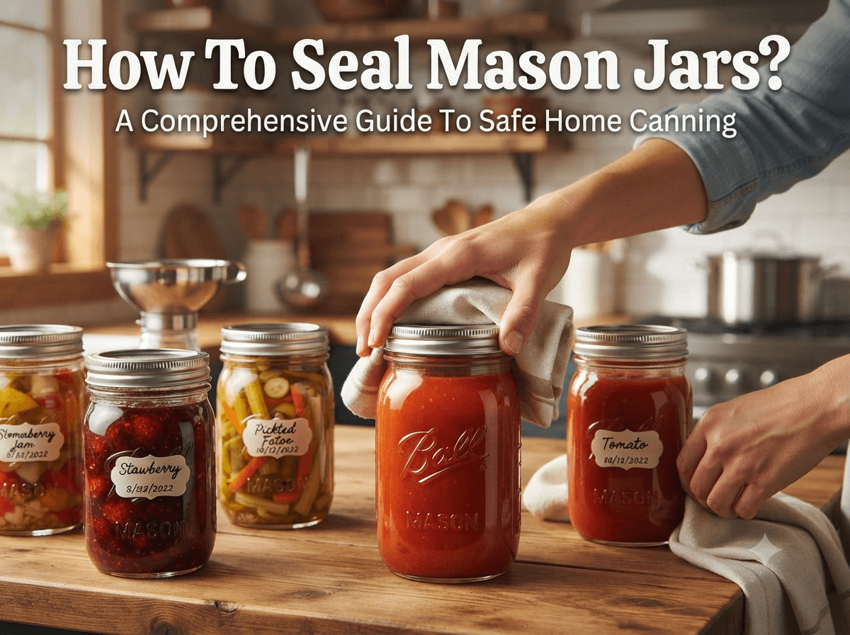 how to seal mason jars