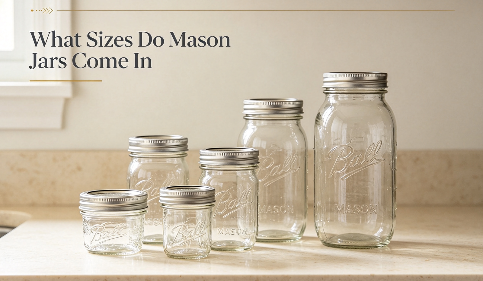 mason jars