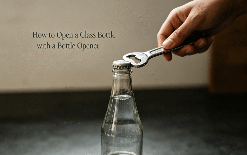 glass bottles