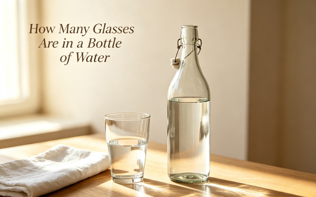 glass bottles