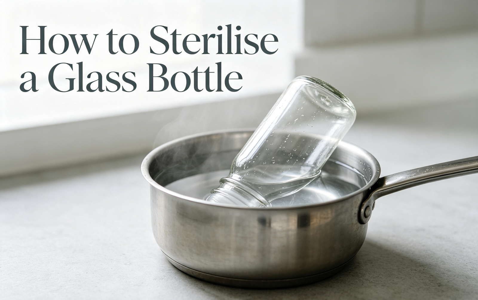 glass bottle
