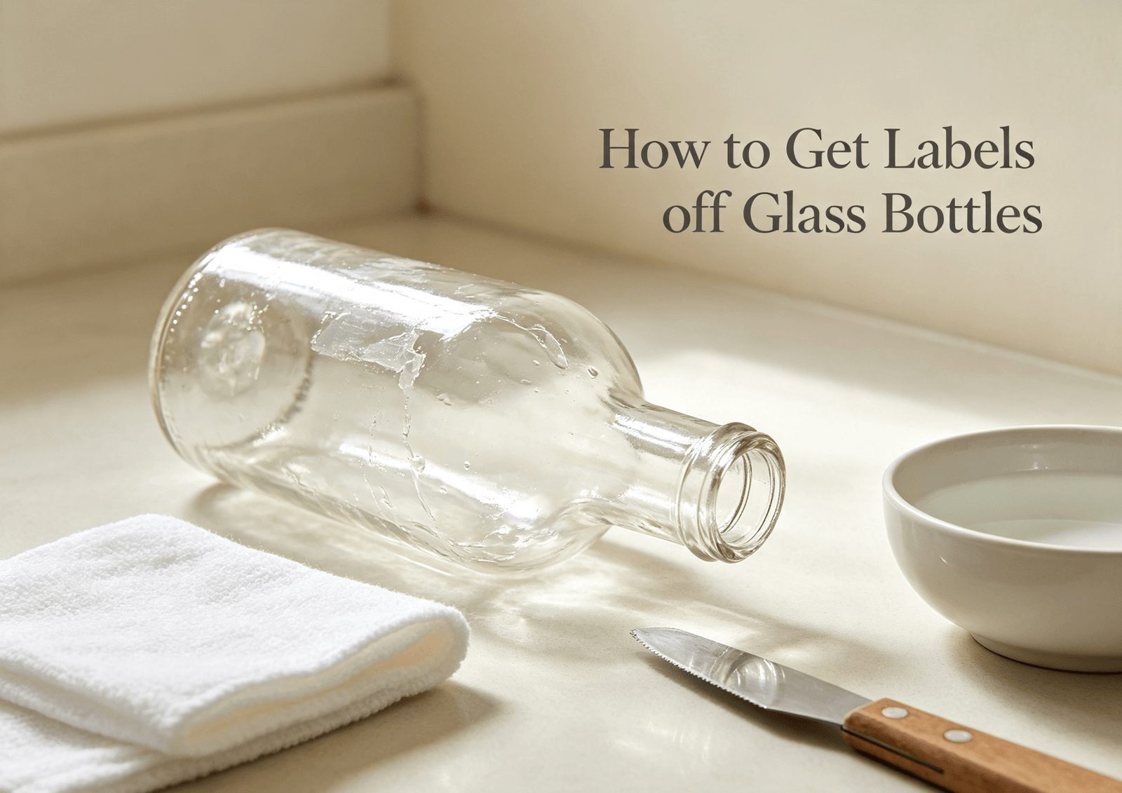 glass bottles