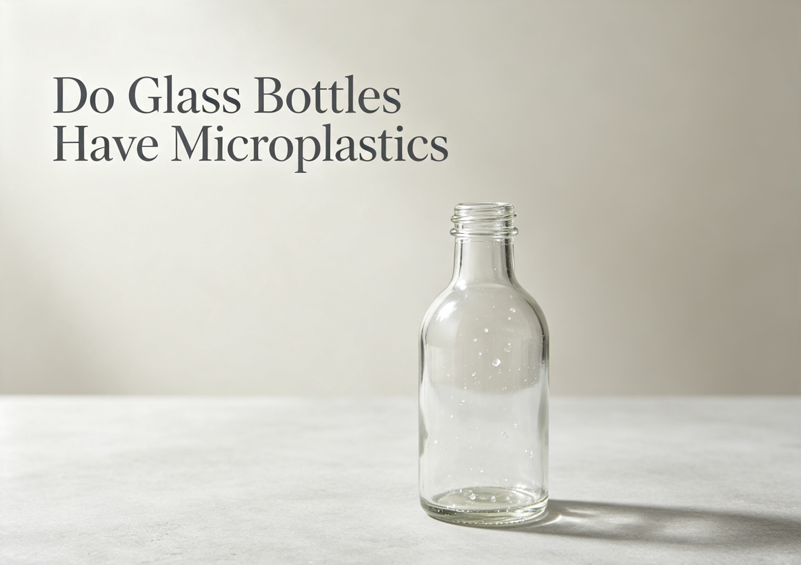 glass bottles
