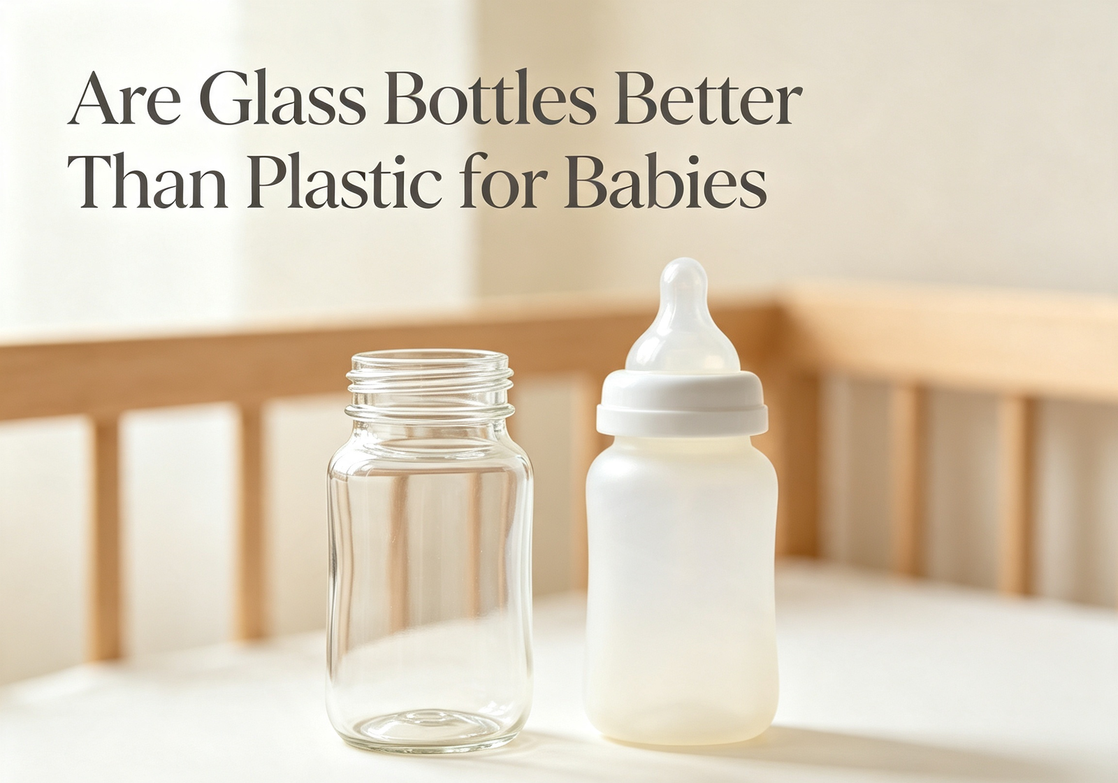 glass bottles