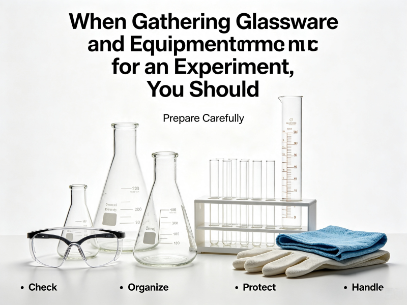 Gathering Glassware for Experiments
