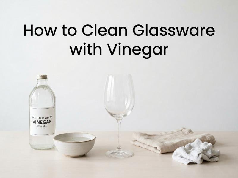 How to Clean Glassware with Vinegar