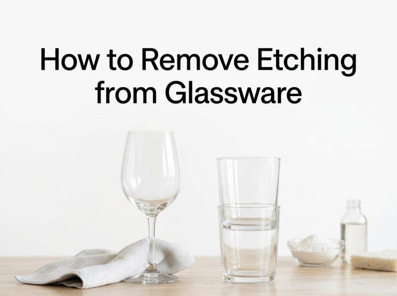 How to Remove Etching from Glassware