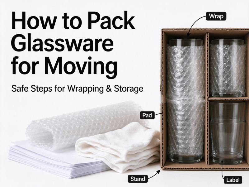 How to Pack Glassware for Moving