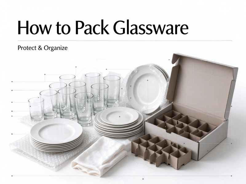 How to Pack Glassware